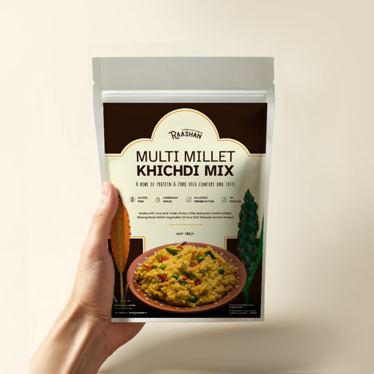Millet Masala Khichdi Mix - Ready to cook | Made with 100%millets and how ground spices | Gluten free